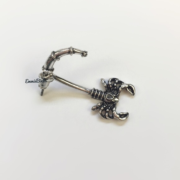 ✨3for$38  New Antiqued Scorpion Earring Jackets ~ Scorpion Jacket 2 Pc Earrings - Picture 4 of 9